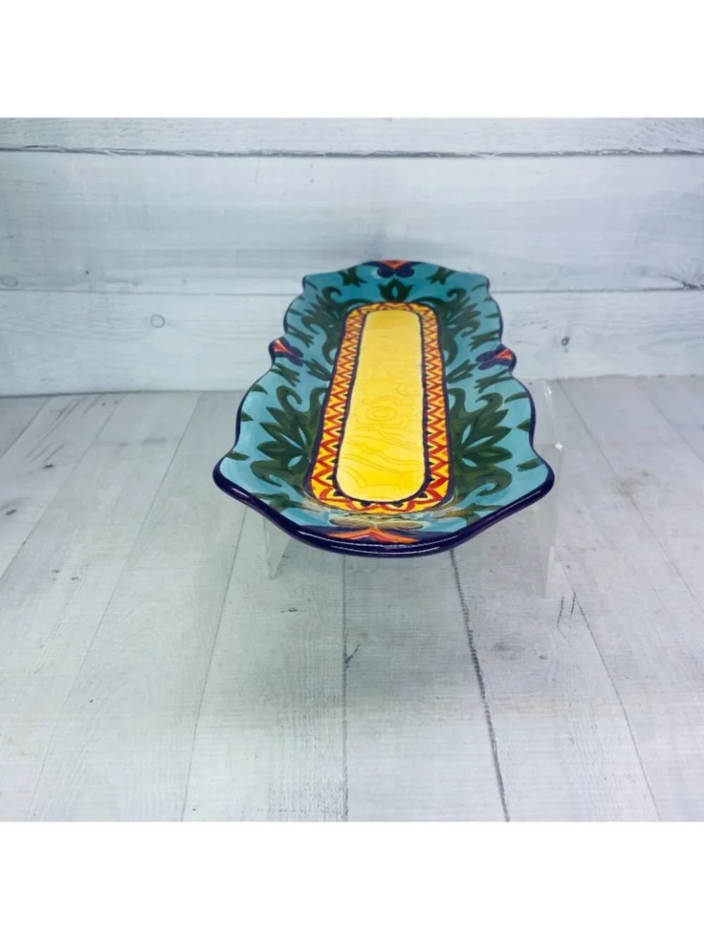 Corsica MERIDA Geometric Vibrant Hand Crafted Stoneware 18